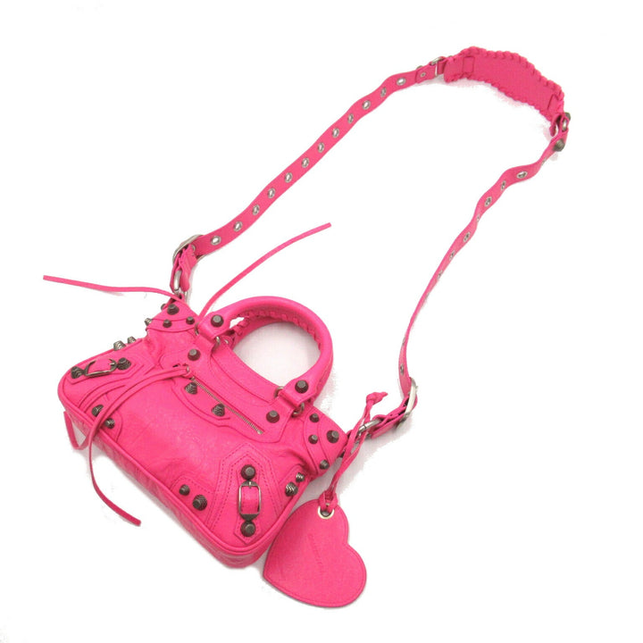 Top Quality Balenciaga Neo Mini Leather Tote Bag Pink