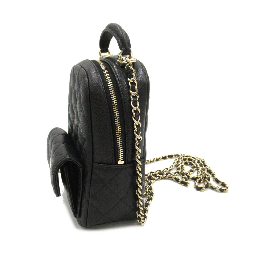 Top Quality Chanel Caviar Skin Matelasse Backpack Black