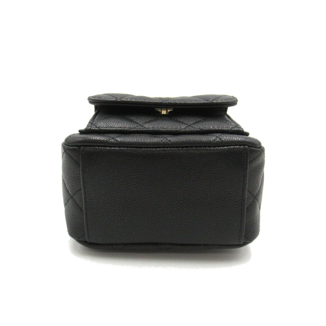 Top Quality Chanel Caviar Skin Matelasse Backpack Black