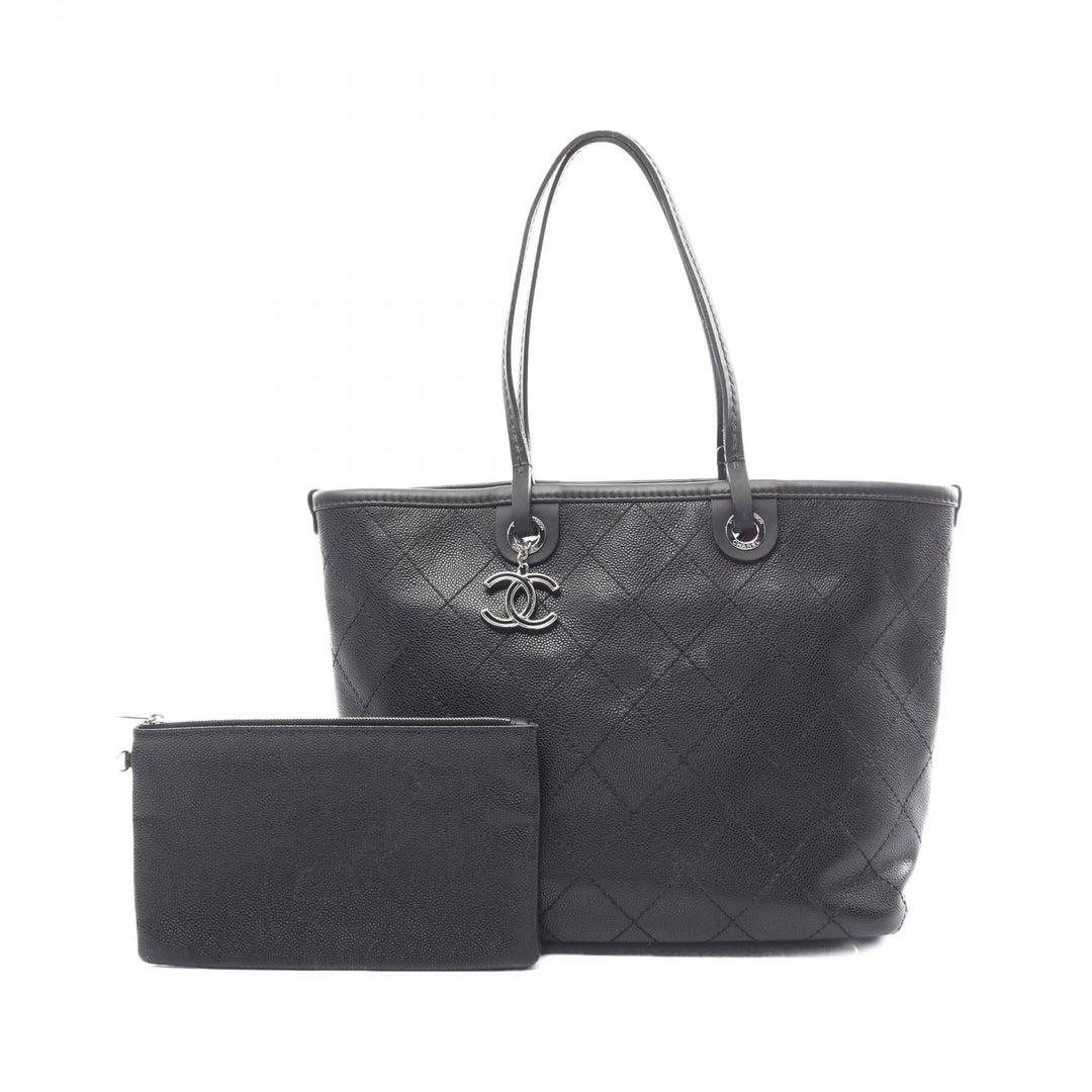Top Quality Chanel Caviar Skin On the Road Tote Bag A92211