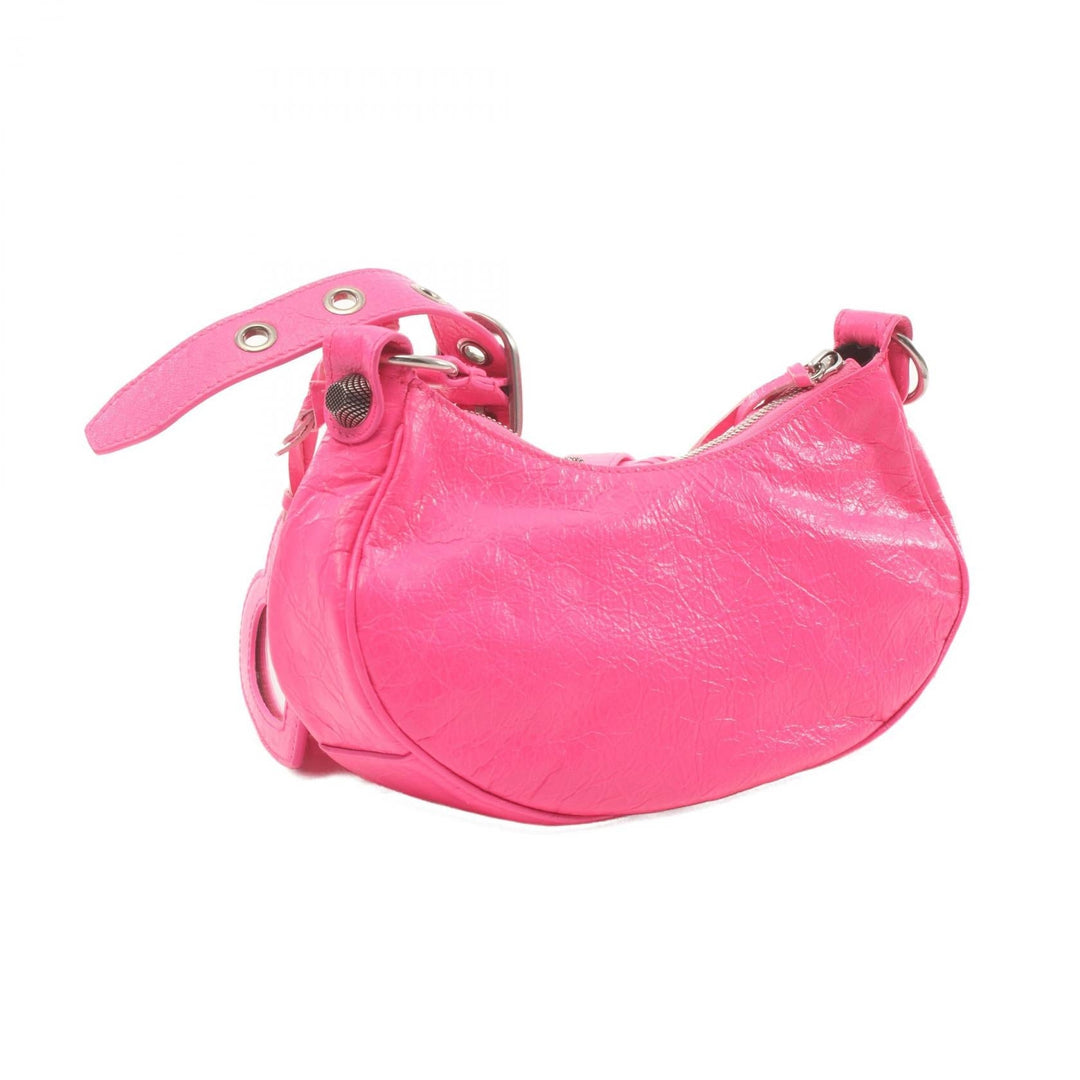 Top Quality Balenciaga Leather Shoulder Bag Pink