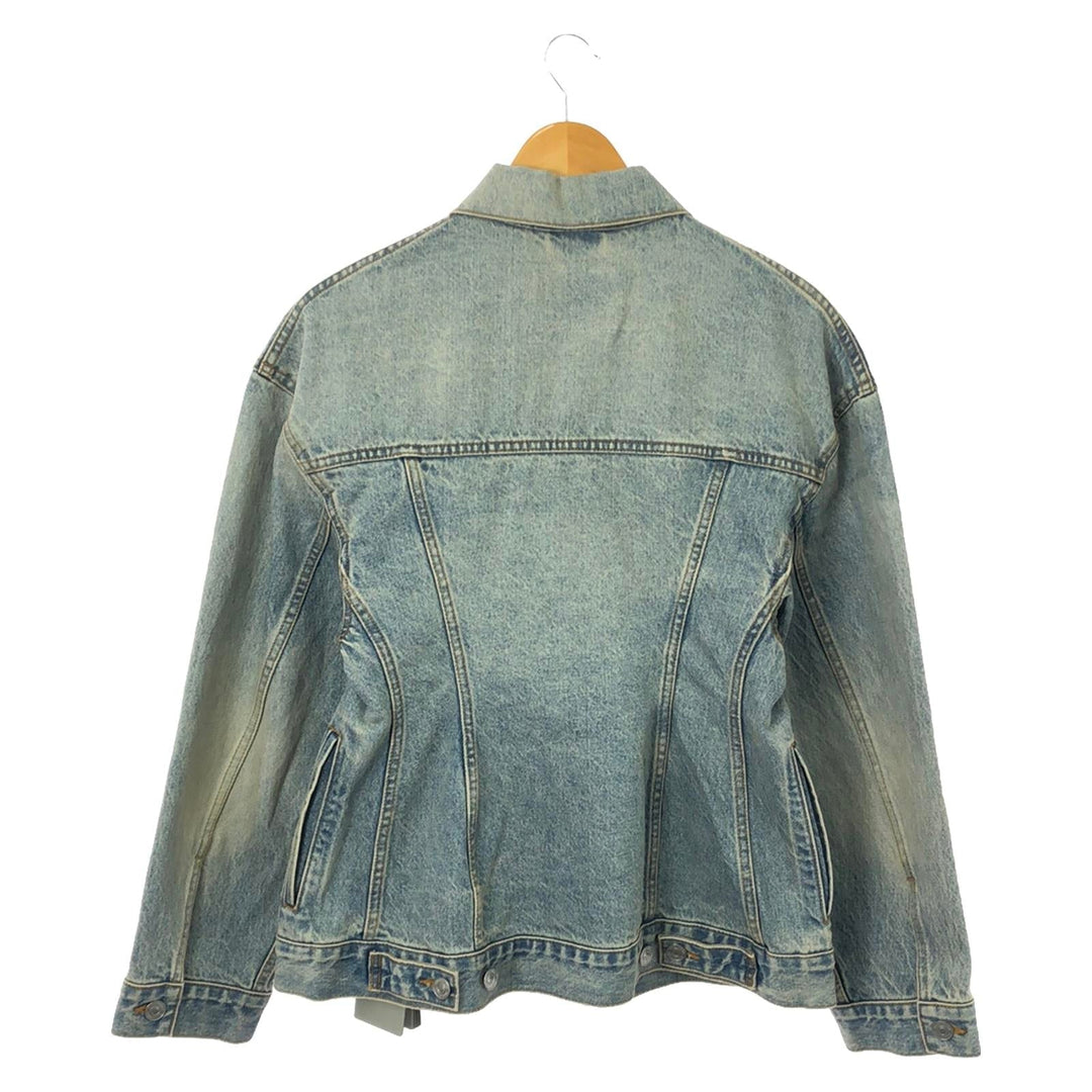 Top Quality Balenciaga Denim Jacket Cotton Blue