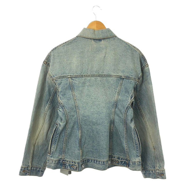 Top Quality Balenciaga Denim Jacket Cotton Blue