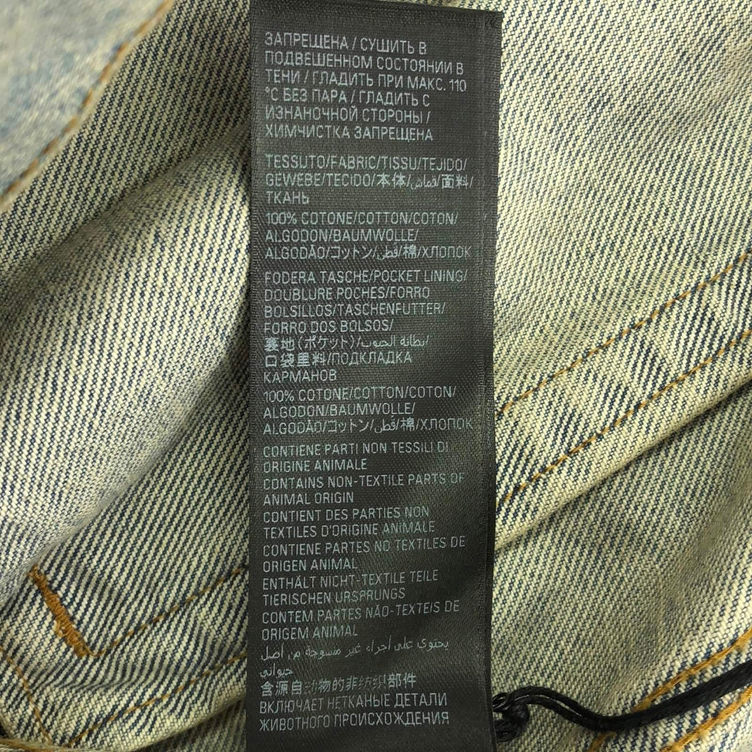 Top Quality Balenciaga Denim Jacket Cotton Blue