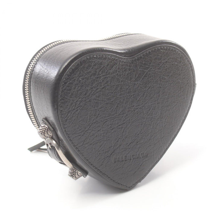 Top Quality Balenciaga Leather Pouch Black