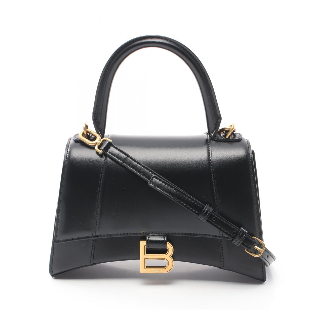 Top Quality Balenciaga Hourglass Small Leather Handbag
