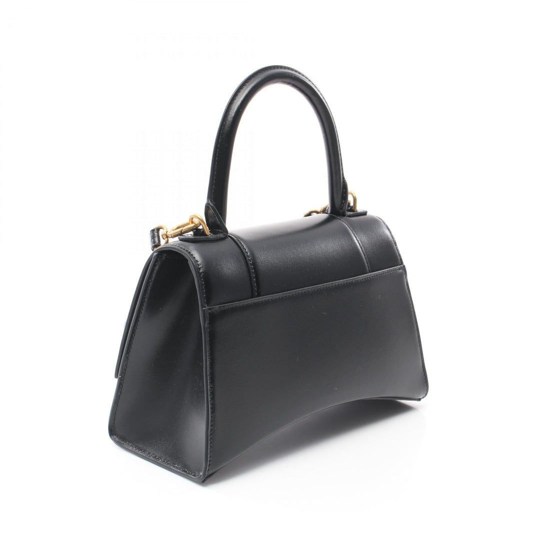 Top Quality Balenciaga Hourglass Small Leather Handbag