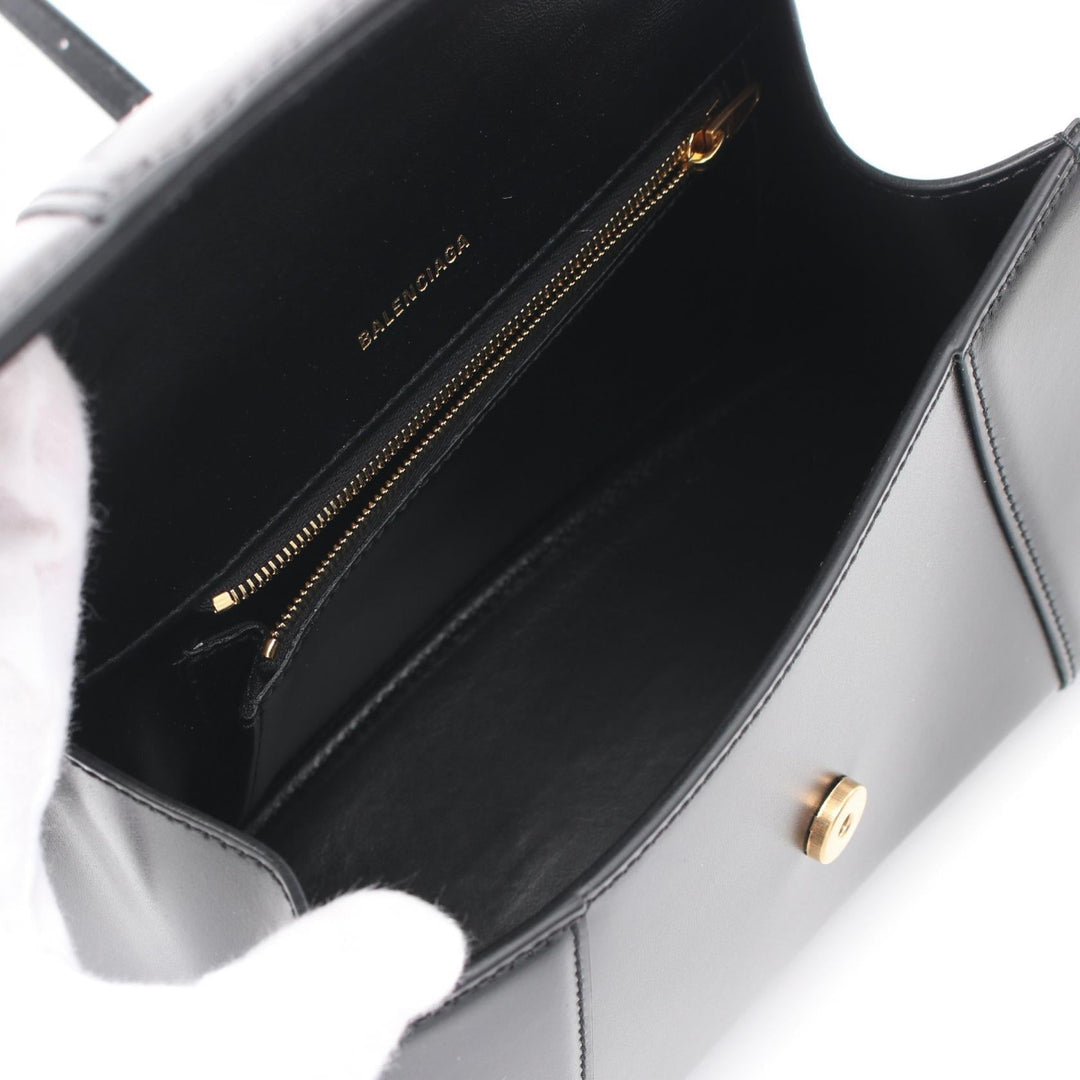 Top Quality Balenciaga Hourglass Small Leather Handbag