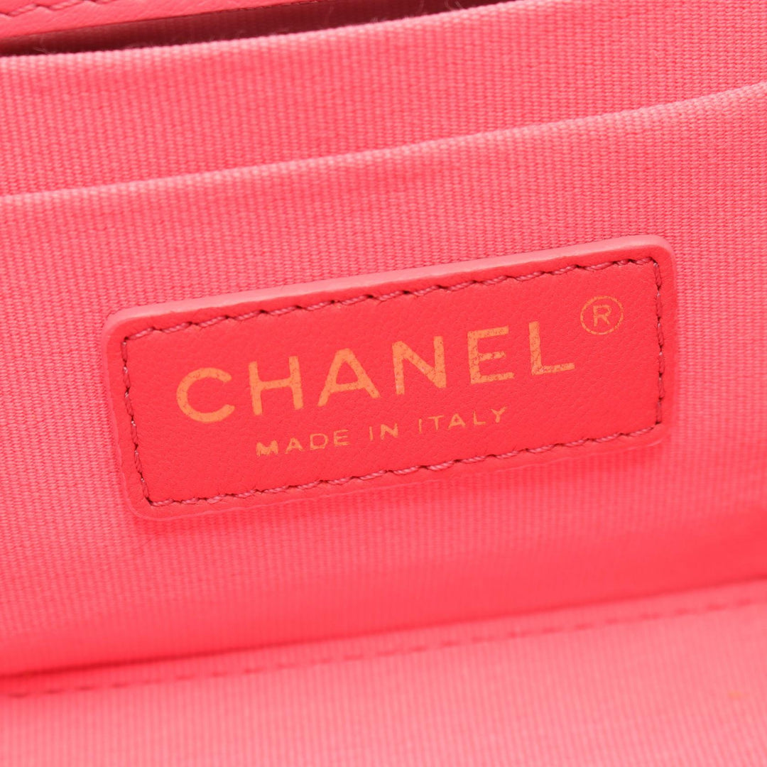 Top Quality Chanel Matelasse Lambskin Shoulder Bag Pink