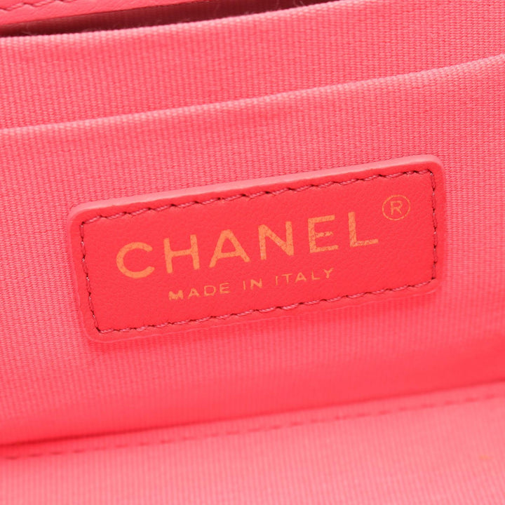 Top Quality Chanel Matelasse Lambskin Shoulder Bag Pink