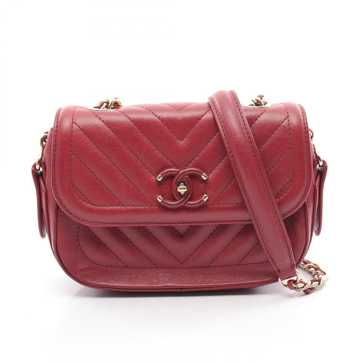 Top Quality Chanel Chevron Leather Shoulder Bag