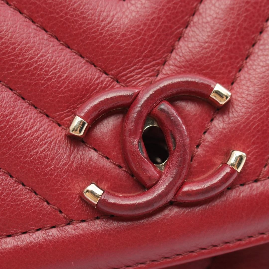 Top Quality Chanel Chevron Leather Shoulder Bag