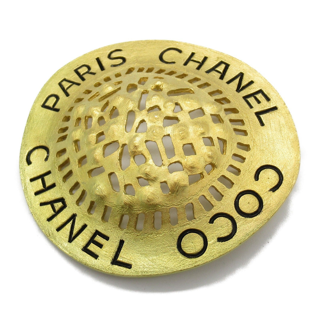 Top Quality Chanel Gold Plated Brooch