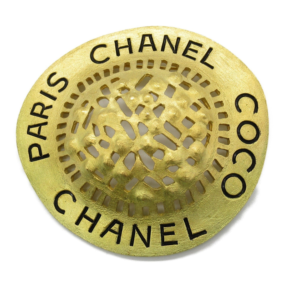 Top Quality Chanel Gold Plated Brooch