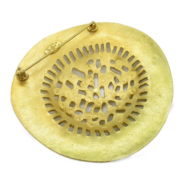 Top Quality Chanel Gold Plated Brooch