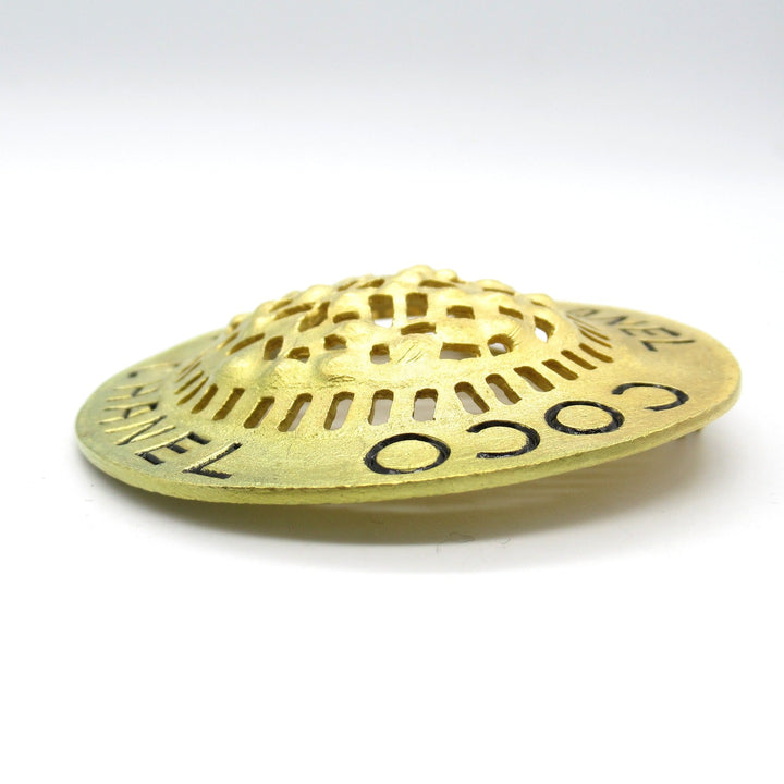 Top Quality Chanel Gold Plated Brooch