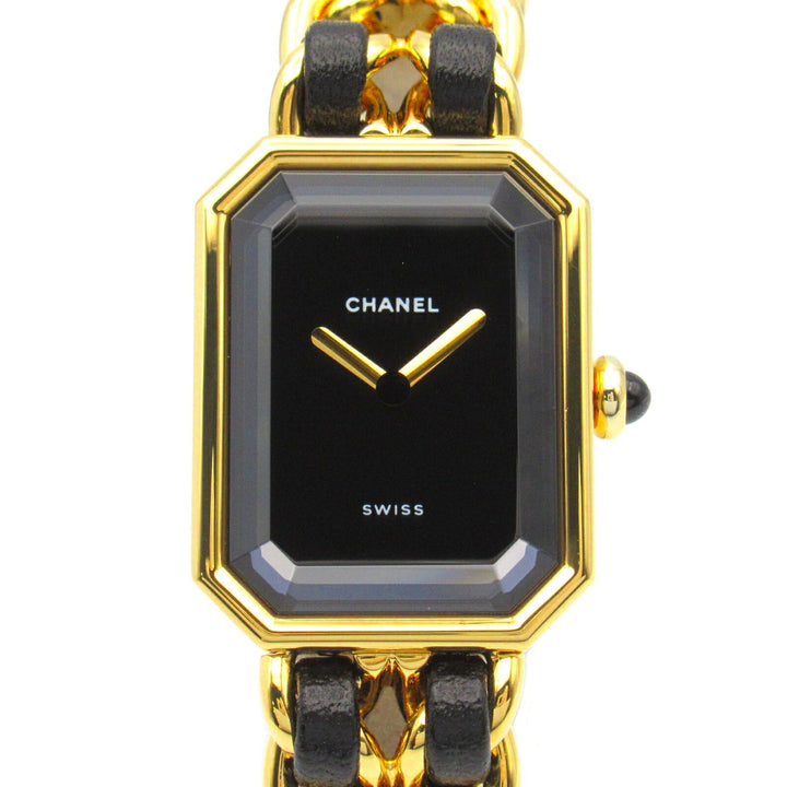 Top Quality Chanel Premiere M Watch Gold Plated Leather
