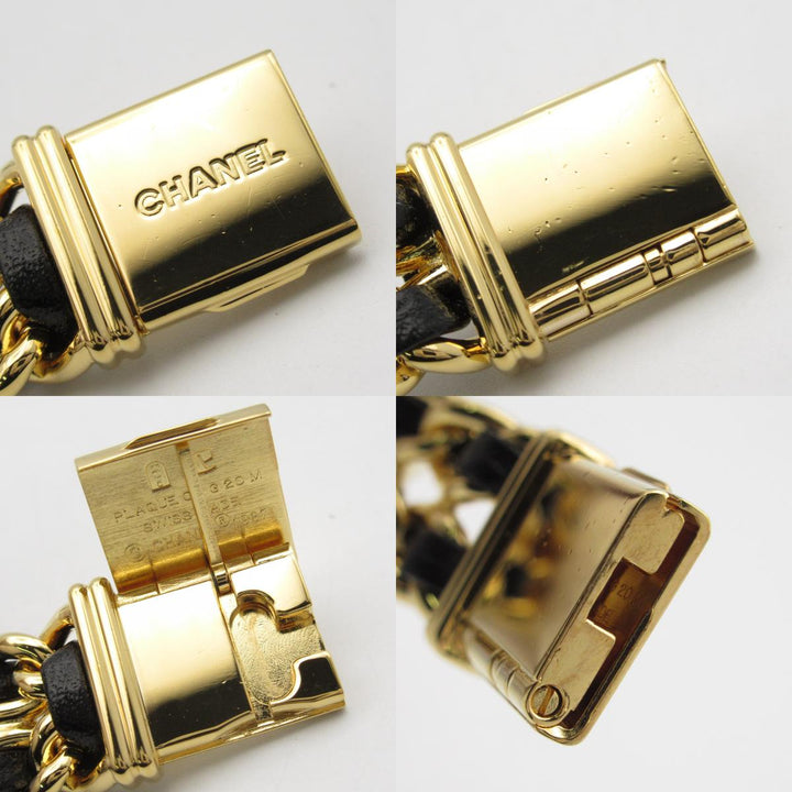 Top Quality Chanel Premiere M Watch Gold Plated Leather
