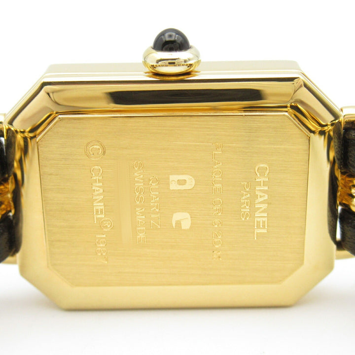 Top Quality Chanel Premiere M Watch Gold Plated Leather
