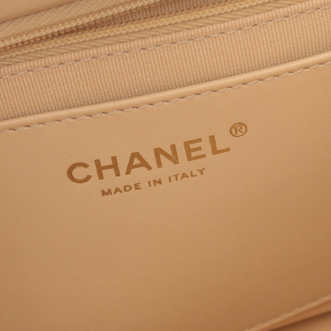 Top Quality Chanel Lambskin Matelasse Small Tote Bag
