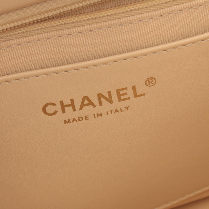 Top Quality Chanel Lambskin Matelasse Small Tote Bag