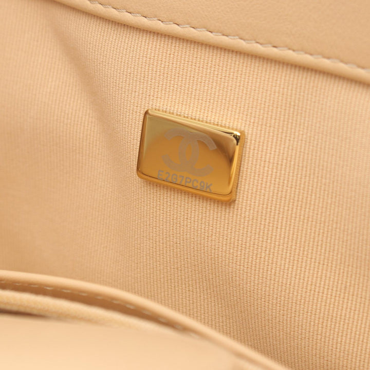 Top Quality Chanel Lambskin Matelasse Small Tote Bag