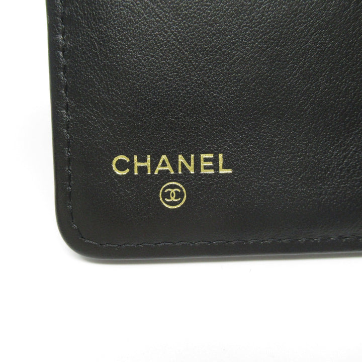 Top Quality Chanel Boy Zip Long Wallet Leather Black