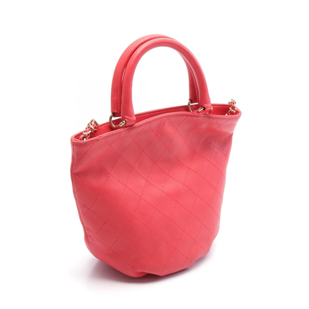 Top Quality Chanel Matelasse Leather Shoulder Bag Red