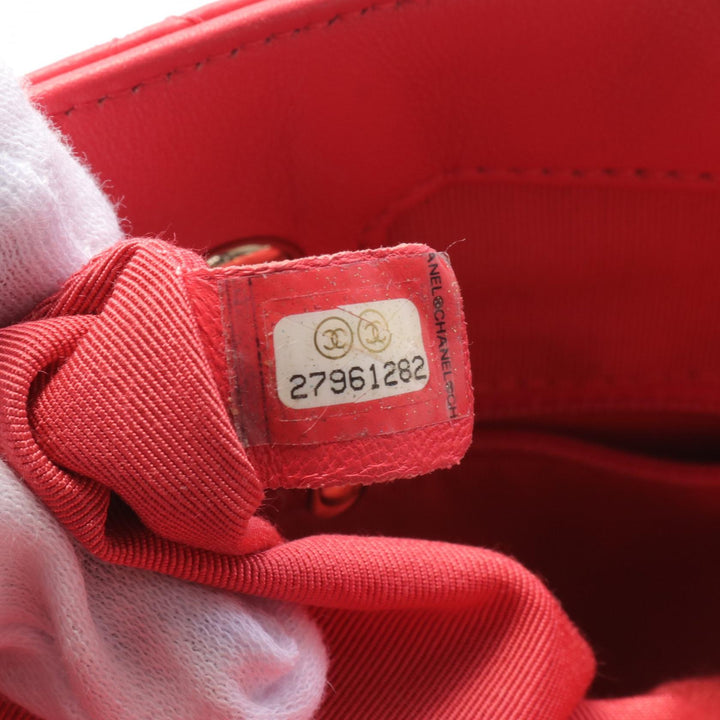 Top Quality Chanel Matelasse Leather Shoulder Bag Red