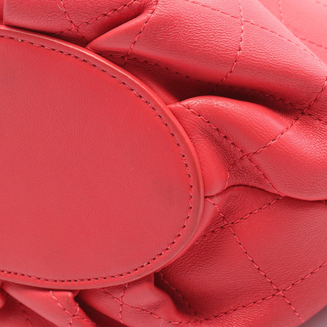 Top Quality Chanel Matelasse Leather Shoulder Bag Red
