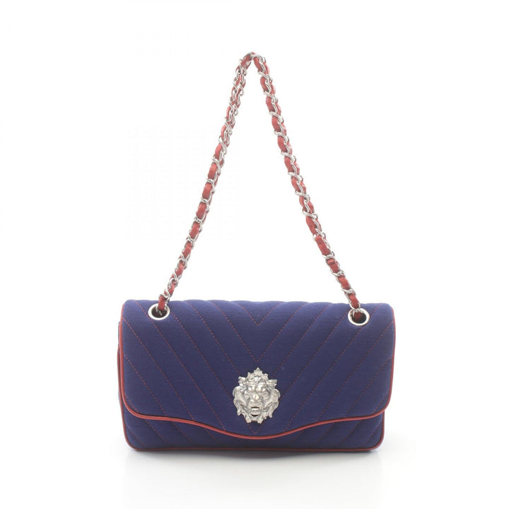 Top Quality Chanel V-Stitch Canvas Leather Shoulder Bag