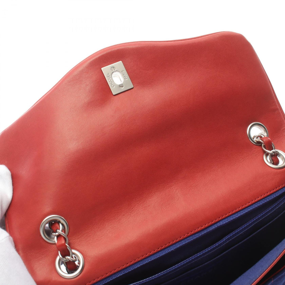 Top Quality Chanel V-Stitch Canvas Leather Shoulder Bag