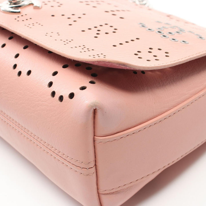 Top Quality Chanel Pink Calf Leather Shoulder Bag