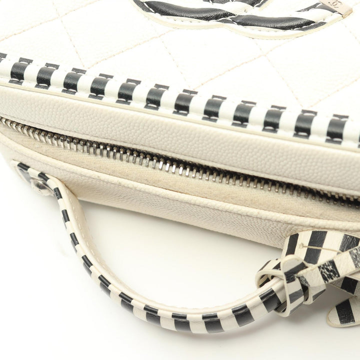 Top Quality Chanel CC Filigree Small Vanity Bag Leather
