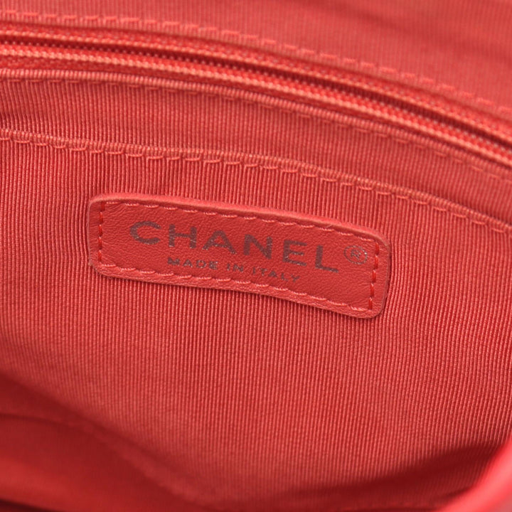 Top Quality Chanel Matelasse Lambskin Backpack Red