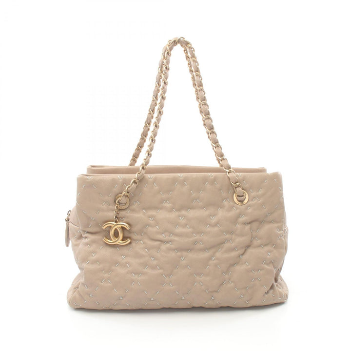 Top Quality Chanel Leather Wild Stitch Shoulder Bag