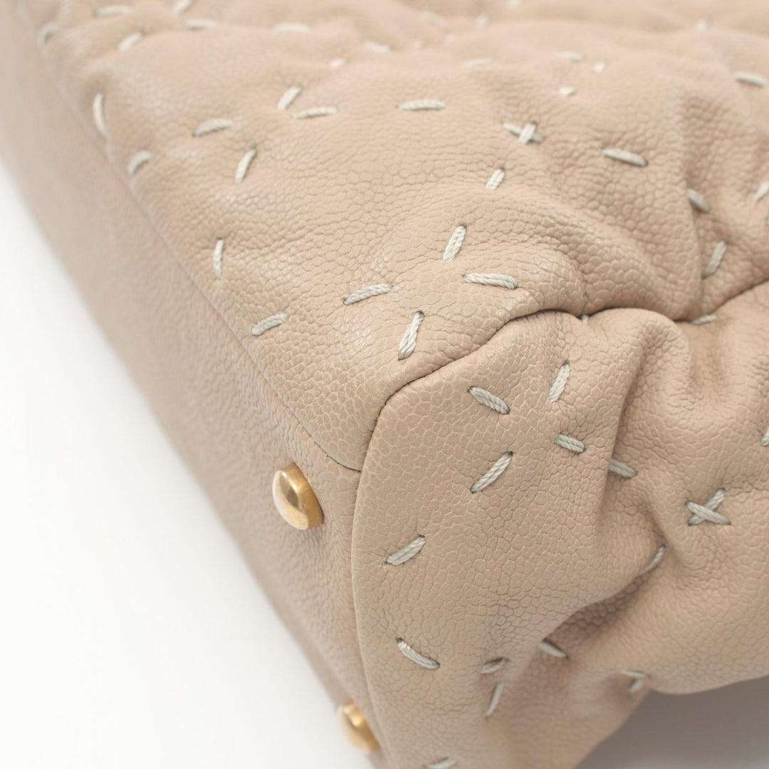 Top Quality Chanel Leather Wild Stitch Shoulder Bag
