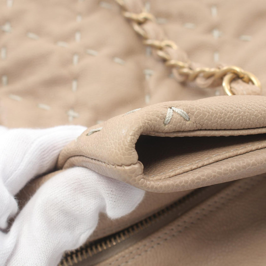 Top Quality Chanel Leather Wild Stitch Shoulder Bag