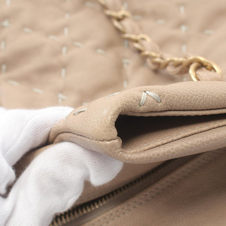 Top Quality Chanel Leather Wild Stitch Shoulder Bag