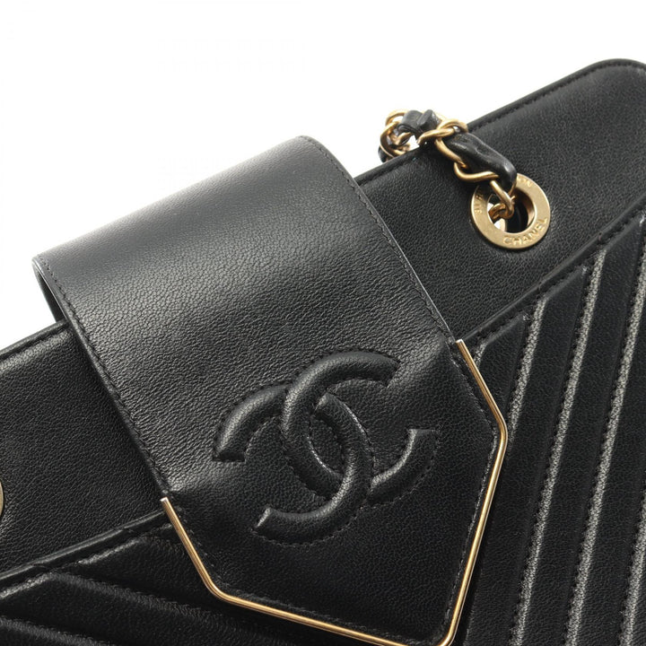 Top Quality Chanel Leather V-Stitch Shoulder Bag