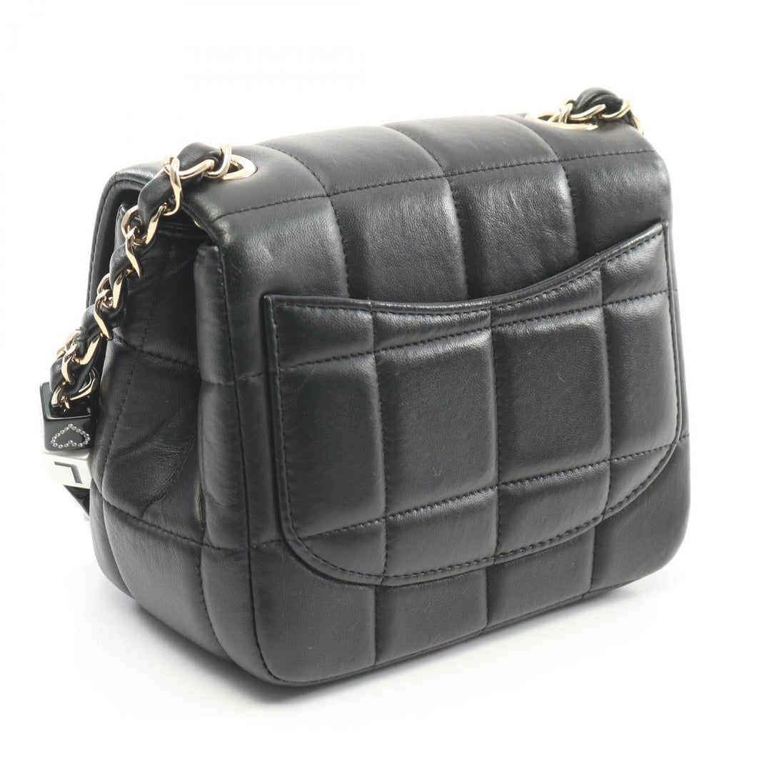 Top Quality Chanel Lambskin Mini Flap Shoulder Bag Black