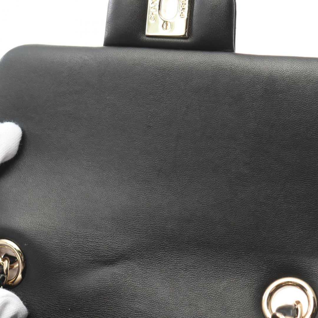 Top Quality Chanel Lambskin Mini Flap Shoulder Bag Black