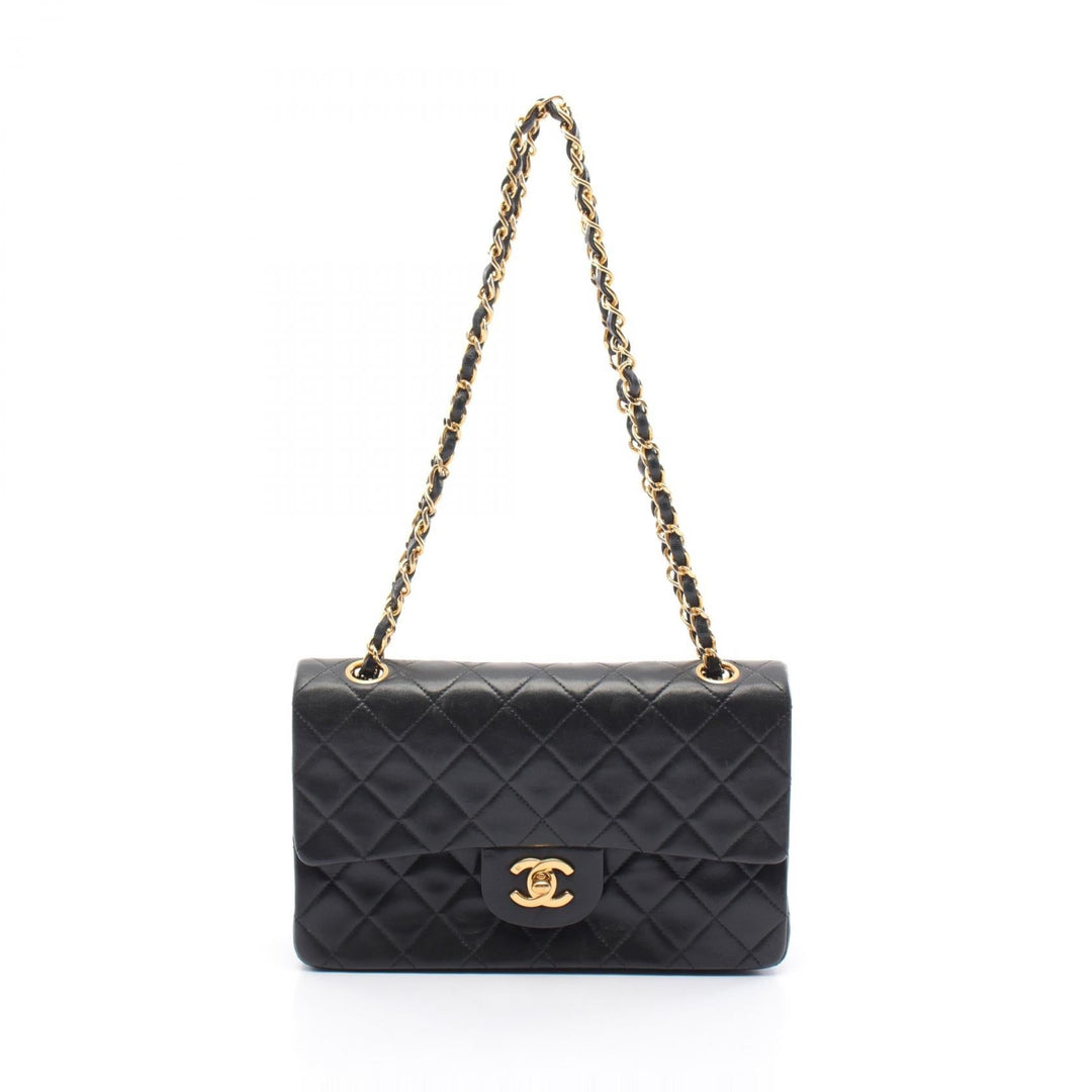 Top Quality Chanel Lambskin Matelasse W Flap Shoulder Bag
