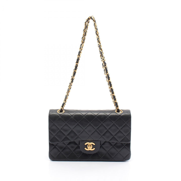Top Quality Chanel Lambskin Matelasse W Flap Shoulder Bag