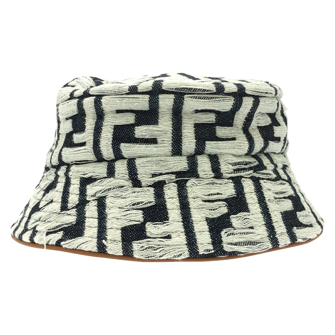 Top quality Fendi Cotton Bucket Hat Navy