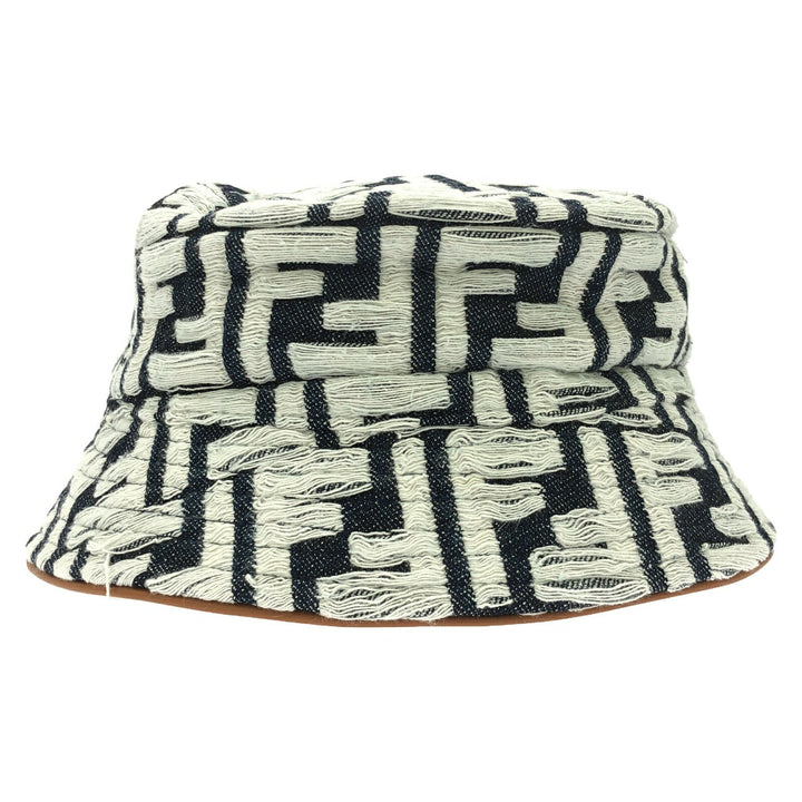 Top quality Fendi Cotton Bucket Hat Navy