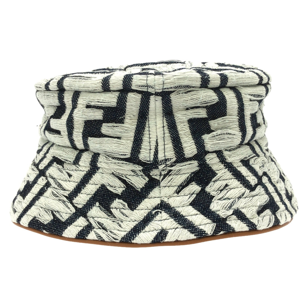 Fendi Cotton Bucket Hat Navy