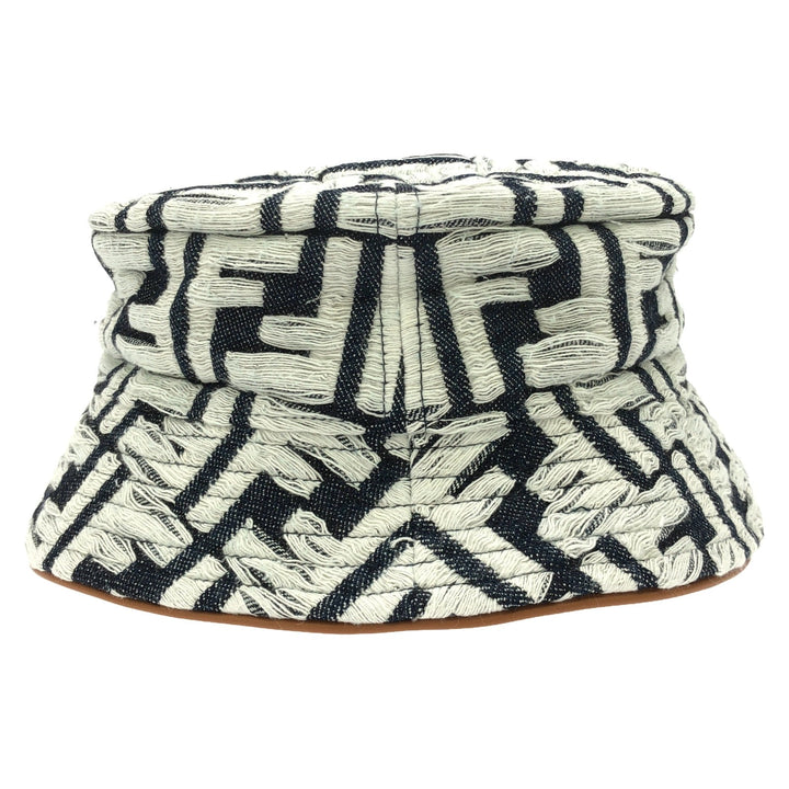 Fendi Cotton Bucket Hat Navy