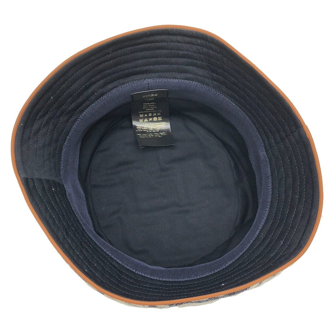 Top quality Fendi Cotton Bucket Hat Navy