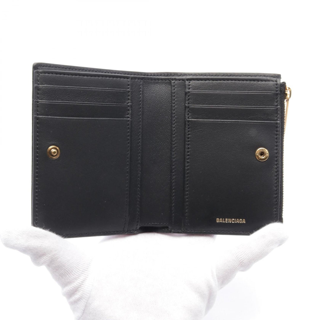 Top Quality Balenciaga Monaco Bifold Wallet Leather